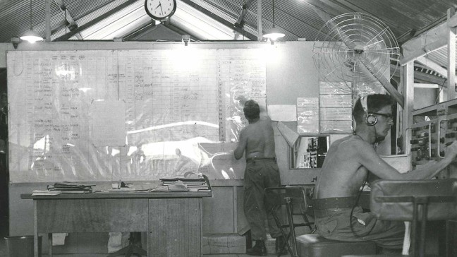 Tasking board in set room Jan 1969.