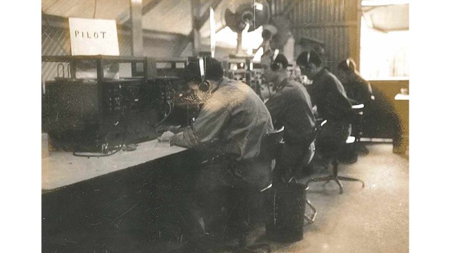 Set room of 547 Signals Troop, Nui Dat, Vietnam, August 1971