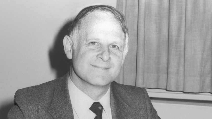 Black and white image of Director DSD, Tim James AM.