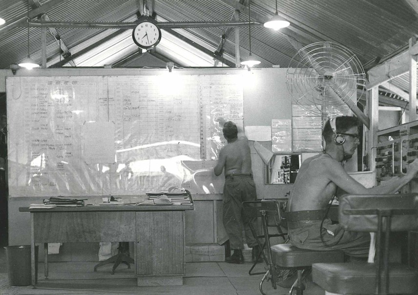 Tasking board in set room Jan 1969.