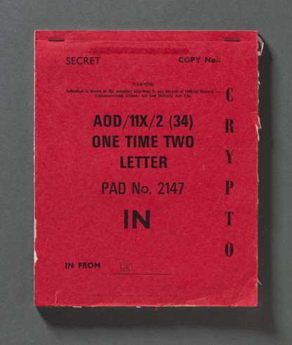 One time two letter pad