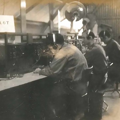 Set room of 547 Signals Troop, Vietnam, 1971