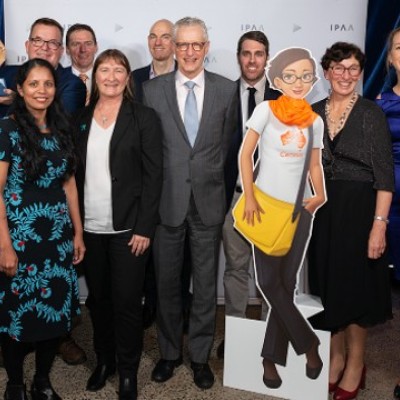 The ASD team with the 2022 Institute of Public Affairs Association (IPAA) annual collaboration award